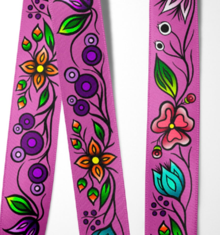 Renata M 1.5” Purple Ribbon