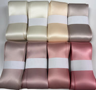 1.5” Double Sided Neutral Ribbon Set