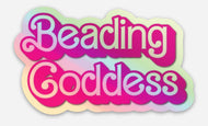 Beading Goddess Sticker