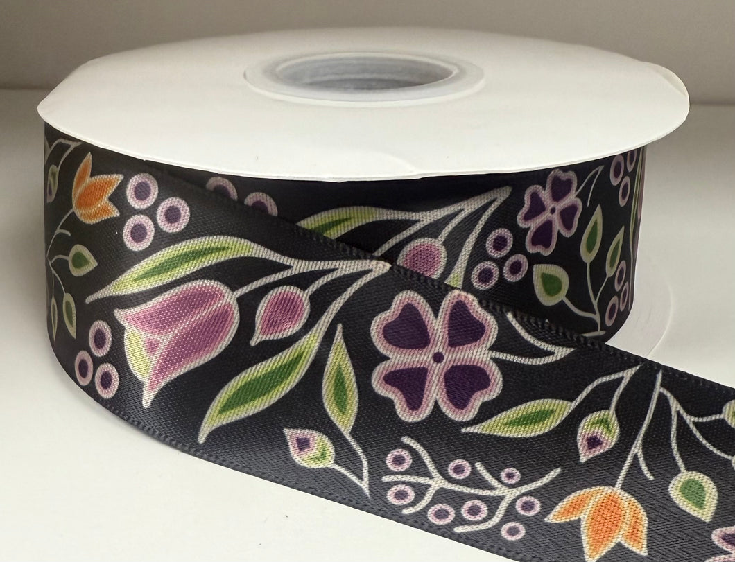 Renata M 1.5”  Fall Black Ribbon