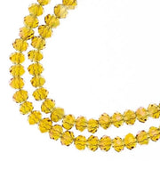 4x6mm Transparent Light Amber with Purple Luster (52)