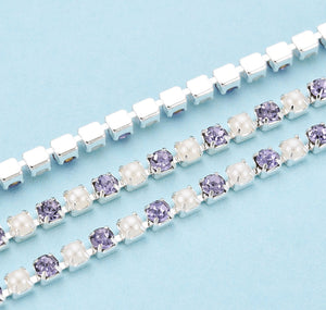 C1 - Silver with Light Purple & Pearl