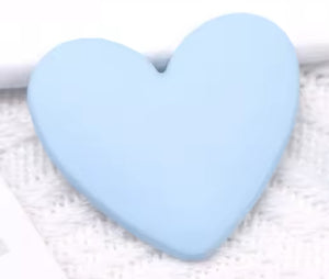 Light Blue Matte Heart