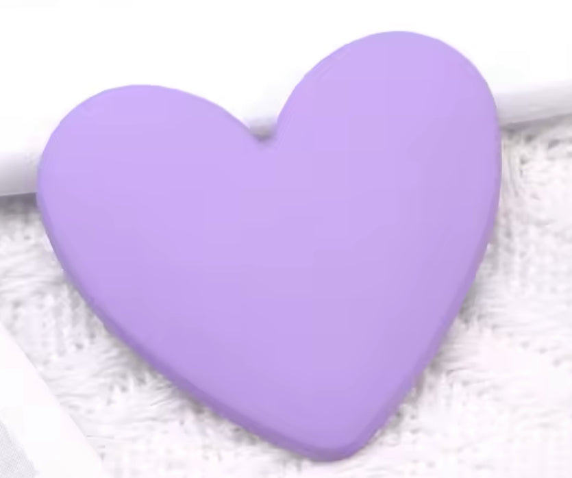 Purple Matte Heart