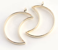 Moon Bezel Pendant