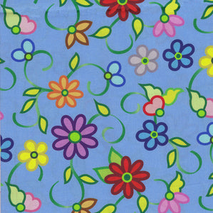 Carrie Okemaw Floral (2) Turquoise