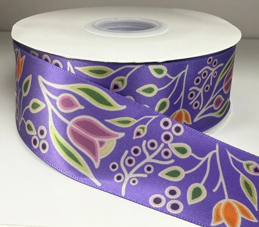 Renata M 1.5”  Fall Purple Ribbon