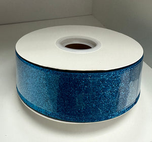 Blue Sparkle Ribbon (50 Yard Roll)