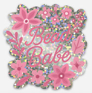 Bead Babe Holographic Sticker