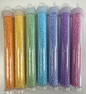 Pastel bead seed set size 10