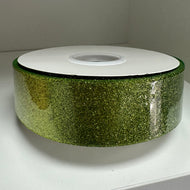 Light Green Sparkle Ribbon (50 yard roll)