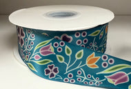 Renata M 1.5”  Fall Emerald Ribbon