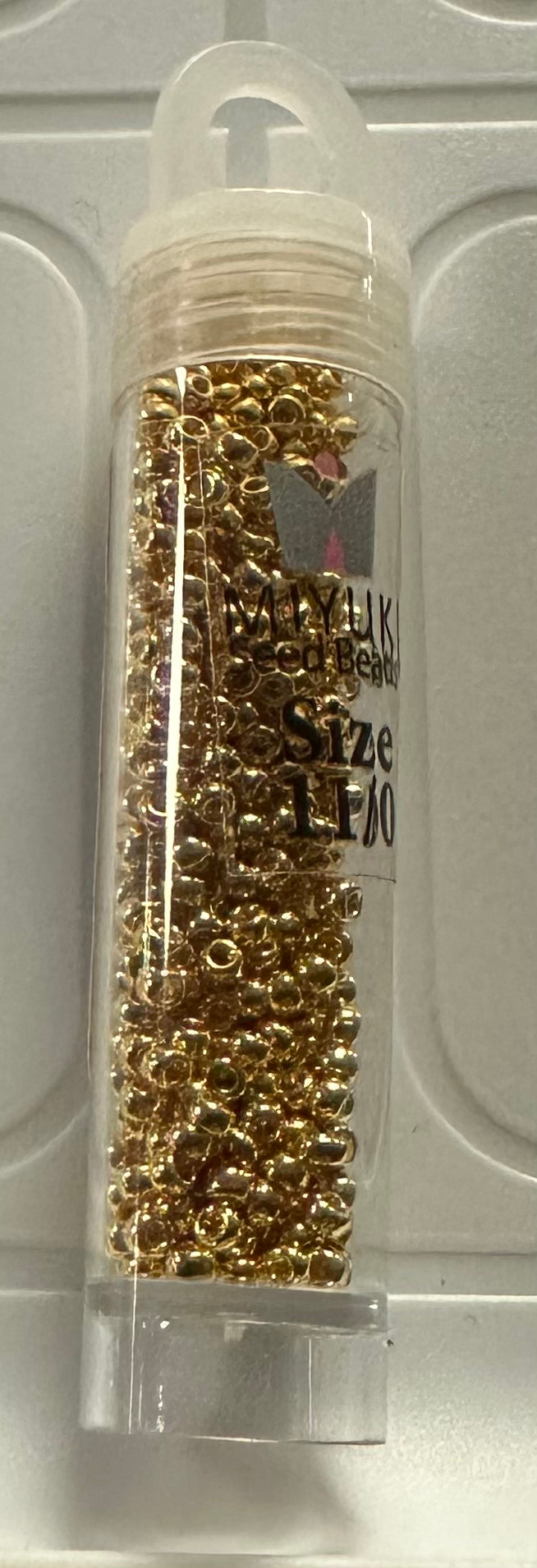 Size 11 Seed 24 Kt Gold Plated