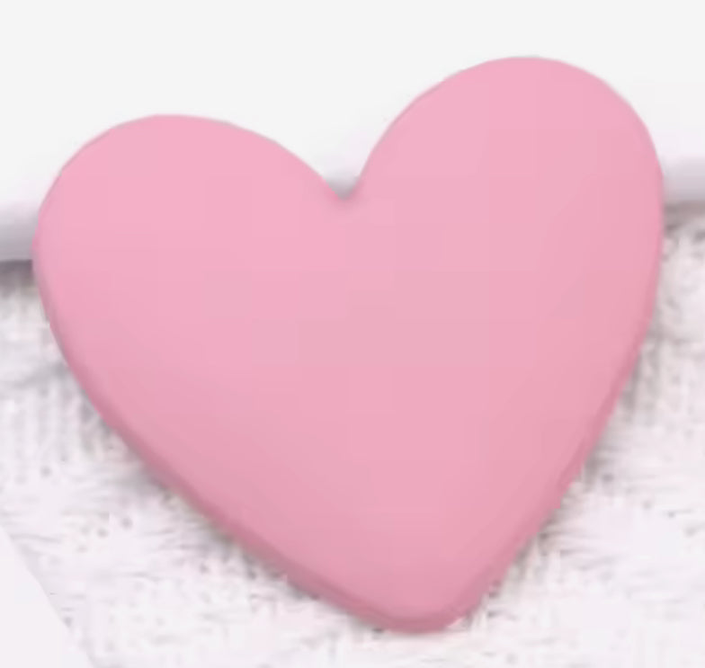 Light Pink Matte Hearts