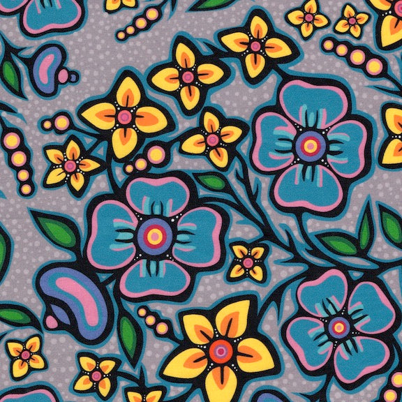 Jackie Traverse Floral (1) Grey