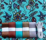 Jackie Traverse--OF06-SEAFOAM Ribbon Skirt Kit