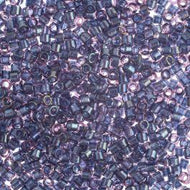 Miyuki Delica 11/0 5.2g Vial Fancy Lined Silver Grey