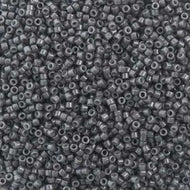 Miyuki Delica 11/0 5.2g Vial Duracoat Opaque Dyed Charcoal Grey