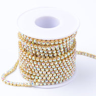 SS6 Gold With ABStone Metal Banding (10 yard Roll)