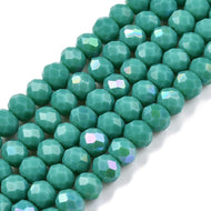 Sea Green  3 by 4 mm Rondelle