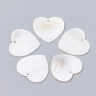 27 mm heart Shells (2)