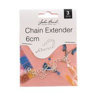 Chain Extender 6cm Silver 3pcs - 208