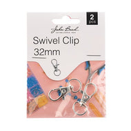 Swivel Clip 32 mm Silver 2 pcs - 214