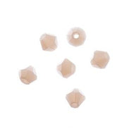 Crystal Lane 4mm Bicone 2-Strand 7in – Opaque Light Cream