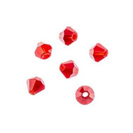 Crystal Lane 4mm Bicone 2-Strand 7in – Opaque Red