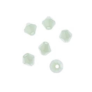 Crystal Lane 4mm Bicone 2-Strand 7in – Opaque Light Green