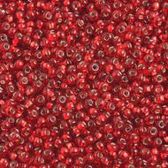 Size 10 Seed Beads - Silverlined Light Red (R10)