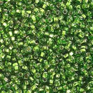 Size 10 Seed Beads - Silverlined Chartreuse  (G11)