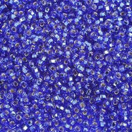 Size 10 Seed Beads - Silverlined Dark Blue (B26)
