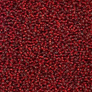 Size 10 Seed Beads - Silverlined Red (R08)