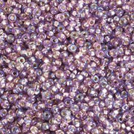 Size 10 Seed Beads - Silverlined Light Amethyst (P21)