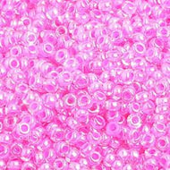 Size 10 Seed Beads - C/L Rose (PK15)