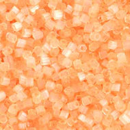 Satin Solgel Light Orange  - Size 10 2 Cut (O08)
