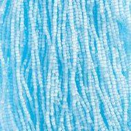 Satin Blue Solgel - Size 10 2 Cut (B21)