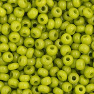 Size 11 Seed Beads - Opauqe Olive Green (G06) - 25g Bag
