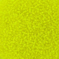 Size 11 Seed Beads - Cystal C/L Neon Yellow (Y05) - 25g Bag