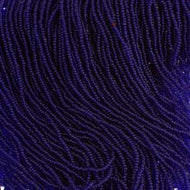 Size 13 Charlotte Beads - Transparent Dark Royal Blue (B10)
