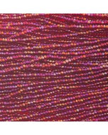 Size 13 Charlotte Beads - Transaprent Red AB (R04)
