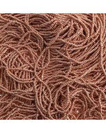 Size 13 Charlotte Beads - Metallic Salmon Terra