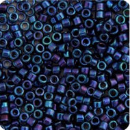 Miyuki Delica 11/0 5.2g Vial Royal Purple AB Metallic Gold