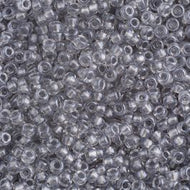 Miyuki Seed Bead 11/0 apx. 22g Spkl Pewter Lined Crystal
