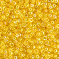 Miyuki Seed Bead 11/0 apx. 22g Yellow Transparent AB