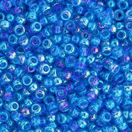 Miyuki Seed Bead 11/0 apx. 22g Blue Azure Transparent AB