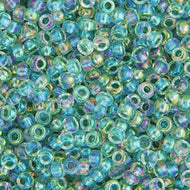 Miyuki Seed Bead 11/0 apx. 22g Seagreen AB Lined- Dyed