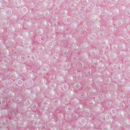 Miyuki Seed Bead 11/0 apx.22g Pink Lined Crystal AB