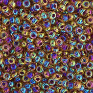 Miyuki Seed Bead 11/0 apx. 22g Purple Rainbow Op. Iris/AB
